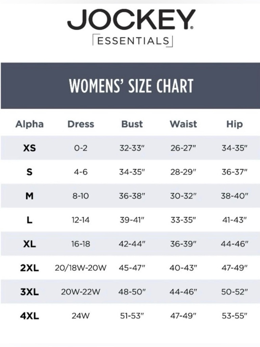 Women's Jockey Essentials Slimming Brief Panties, Seamfree Underwear, 3XL - Picture 6 of 6